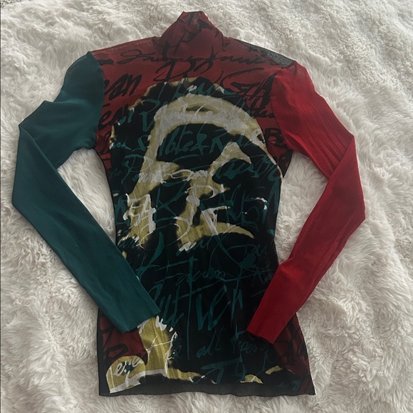 Jean Paul Gaultier Tops - Jean Paul Gaultier Multicolor Long Sleeve Top